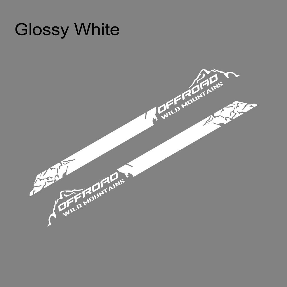 Universal Car Stickers Wild Mountain Style Decor Decals For Ford F150 Ranger Chevrolet Silverado Isuzu Dmax Toyota Hilux Tundra
