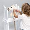 Hobby Horse Horse On A Stick Horse Horse Head White + Comb [M-Hobbyhorse6]