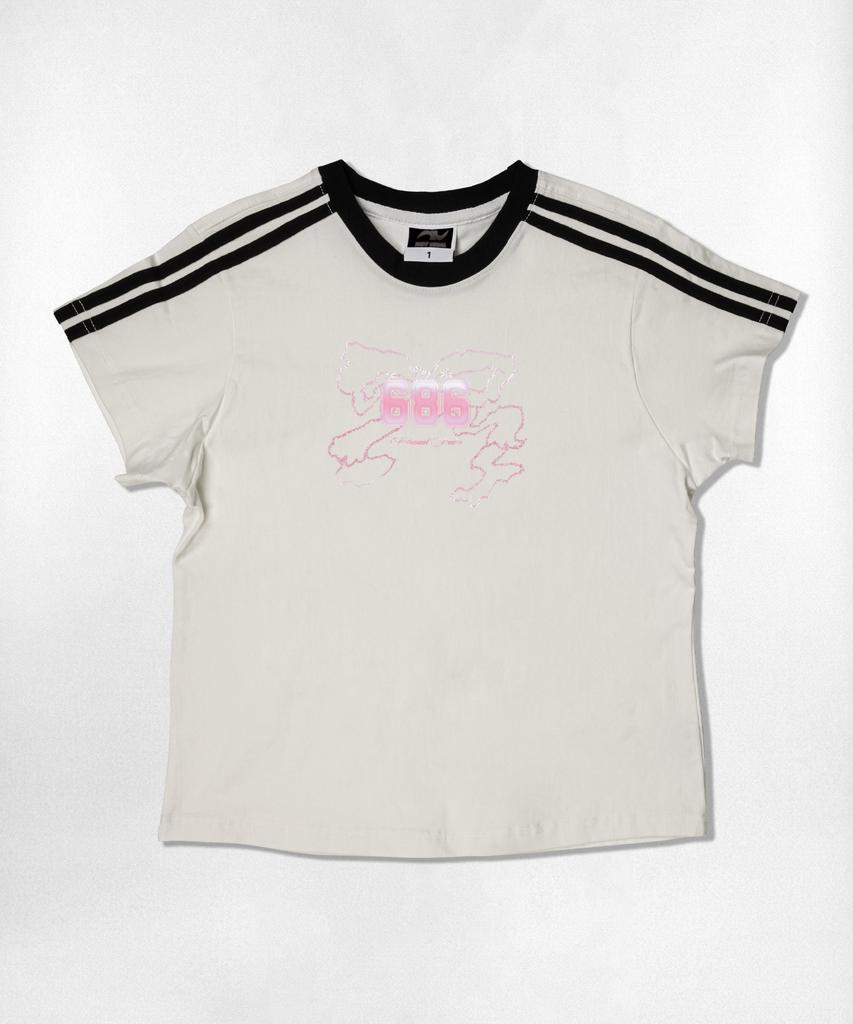 Nasyujeueol Liquid Ribbon Semi-Crop Short Sleeve T-Shirt 6 Colors