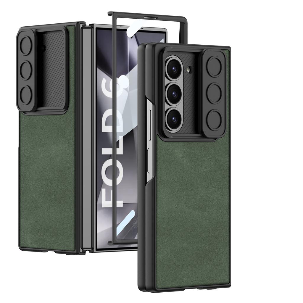 Samsung Z Fold6 Mobile Phone Case Push Window Lens Case Film Integrated Ultra Thin Folding Screen Anti Fall Protection Case