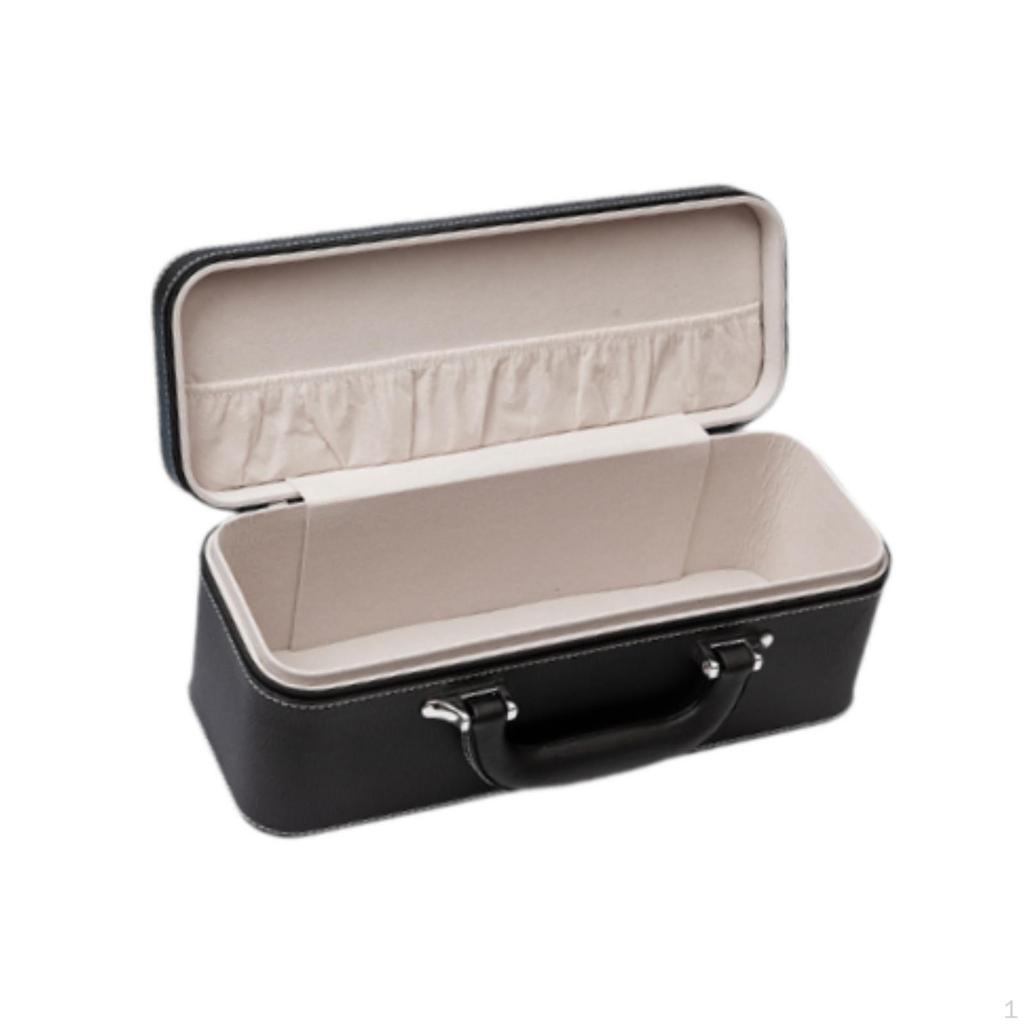 Jewelry Storage Box Bracelets Display Holder with Handle Elegant Spacious Necklace Bracelet Case