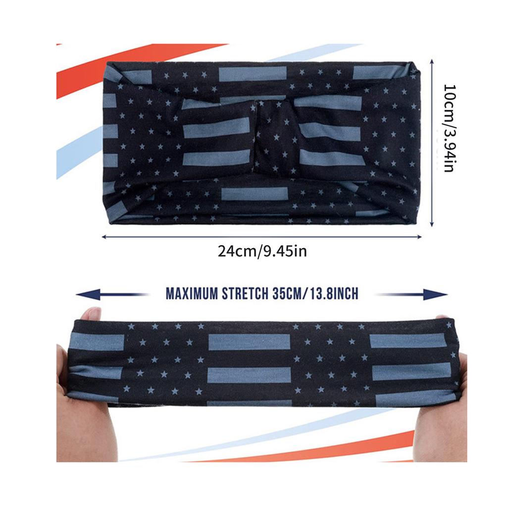 Stylish Hairband for Men Women and Kids Fashionable and Comfortable Head Accessory Flags Sweatbands Versatile