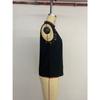 Casual Commuting Lace Sleeveless Top Half High Neck Solid Color Women’s Blouses & Shirts