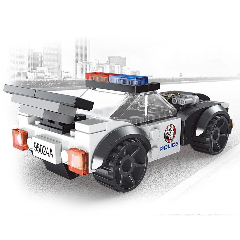 City Super Car Plane Police Dual-Rotor Helicopter Famous Car SWAT Building Blocks MOC Classic Model Bricks for Children Kits