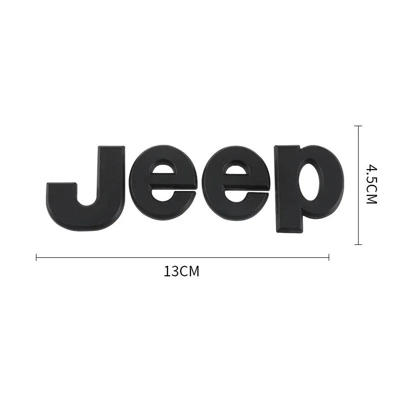 Per Jeep Per Jeep Renegade Compass Grand Cherokee Wrangler Patriot Rubicon 1 Pezzo Adesivo Emblema Auto Adesivi Metallici per Bagagliaio Auto