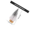 4Pcs Mini Artificial Christmas Tree Decor with Wooden Base Realistic Festive Tabletop Desktop Bookshelf Window Sill Cabinet