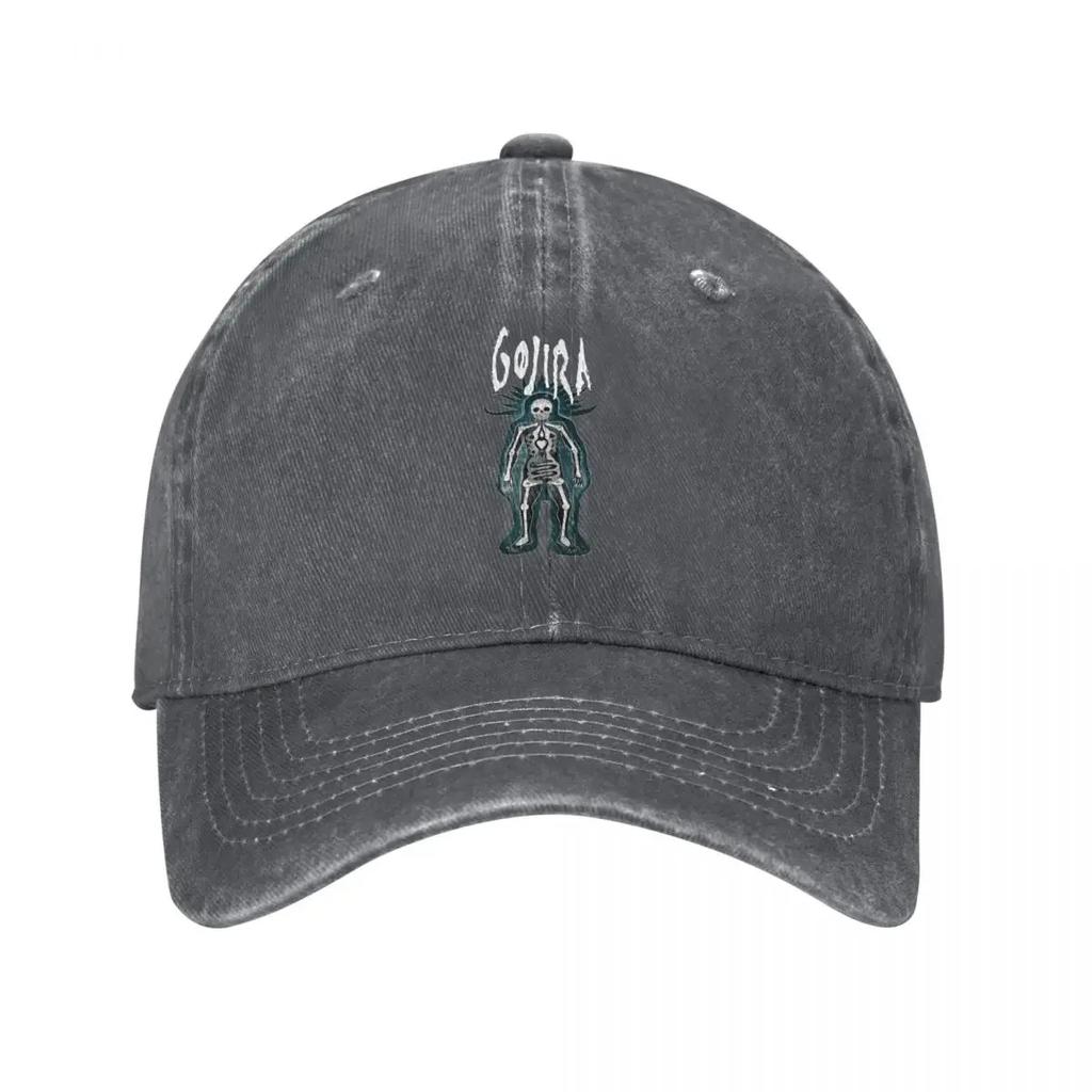 Vintage Gojiras Music Baseball Caps Unisex Style Distressed Cotton Headwear Heavy Metal Outdoor Workouts Caps Hat