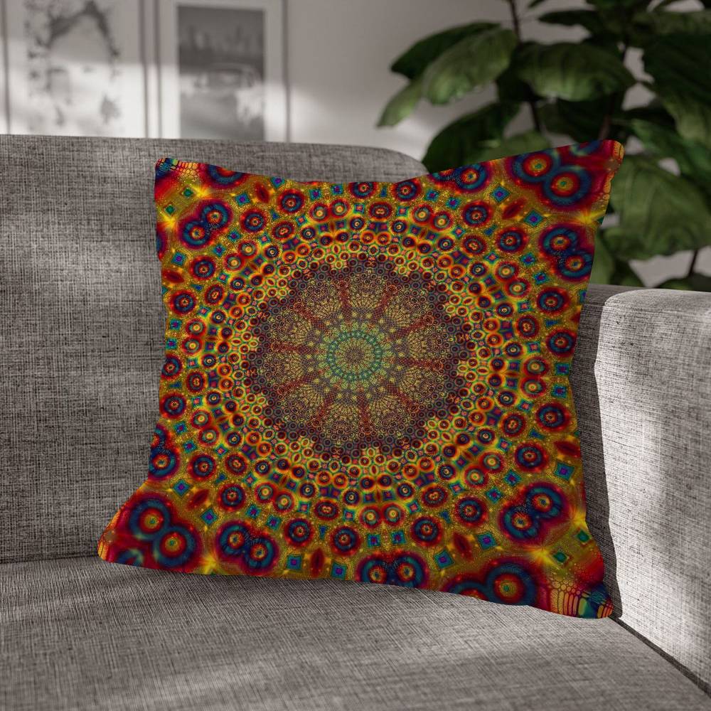 Indian Mandala Pillow Case For Home Bedroom Car Office Decoration Living Room Sofa Cushion Cover Suitable