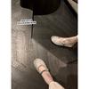 [sheii Su Yinyin] Single Shoe Version~ Rhinestone Mesh Yarn Breathable Flat Bottom Buckle with Mary Jane Single Shoes Women's Ballet Shoes