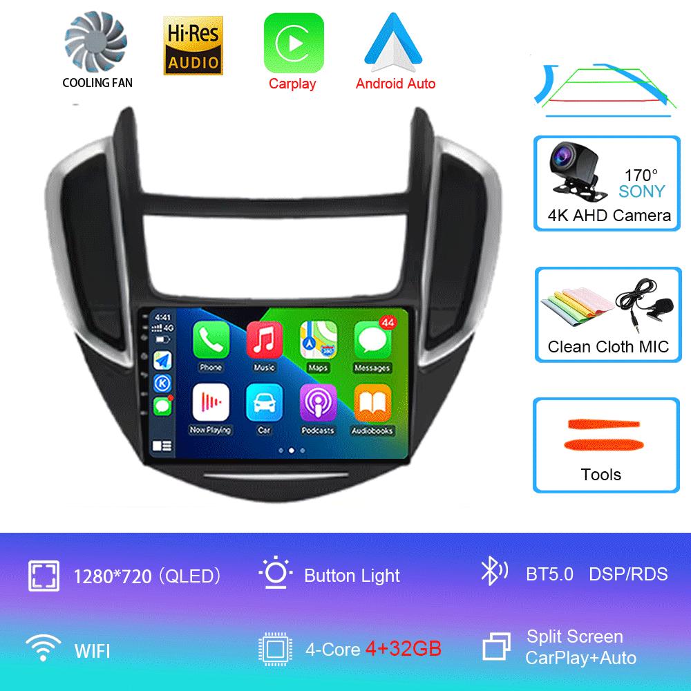 Pentru Chevrolet TRAX 2014-2016 DSP Android 14 Radio Auto Player Multimedia Stereo Navigație GPS Carplay 2 Din DVD