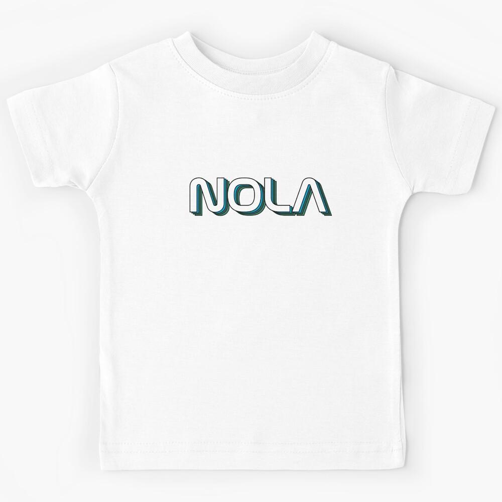 NOLA nasa lettering Kids T-Shirt 120