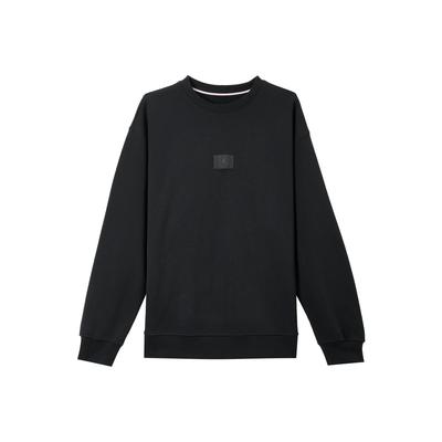 Hanorac casual cu gât rotund și mâneci lungi Flight Fleece pentru bărbați, negru FV7259-010