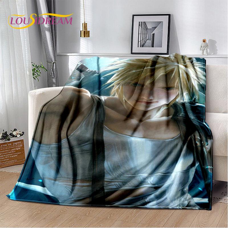 Final Fantasy Series Games Gamer  Soft Plush Blanket,Flannel Blanket Throw Blanket for Living Room Bedroom Bed Sofa Picnic Cover