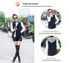 Korean Style Women's Hooded Peach Velvet Sleeveless Cotton Vest - Autumn/Winter Collection