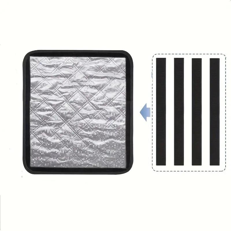 Foldable Insulating Caravan Roof Vent Cover Heat Reflection Shade Anti-UV Sun Protection for Camper Trailer RV Parts one size