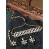 Latest Choker Design Antique Kundan Traditional Necklace Jewellery Set for Women