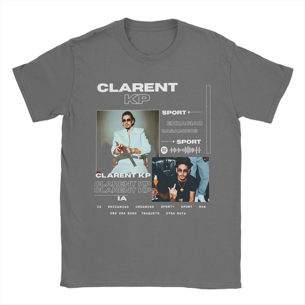Unisex Rapper CLARENT Album T Shirt Cotton Clothing Casual Short Sleeve Round Collar Tee Shirt Graphic Printed TShirts
