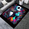 Office Rug Jack Skellington, Sally Theme 3D Printed Anti-Slip Rug-Machine Washable for Living Room