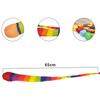Rainbows Comets Ball Soft Tail Throwing Receiving Ball Cheerleading Streamers Ball For Kid Sensory Training And Team Game
