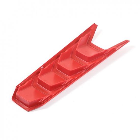 Red Engine Shroud Cover Panel Cover Trim For Corvette C8 -2025