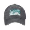 Blue Ocean WavesCap Baseball Cap Custom Hat Luxury Women Cap Luxury Unisex Cap Hip Hop Unisexs Womens