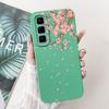 For Infinix Hot 50 Pro+ Hot50 Pro Hot 50 Pro Plus 4G Phone Case Soft Silicone Back Cover Love Heart Girly Flower Painting Fundas