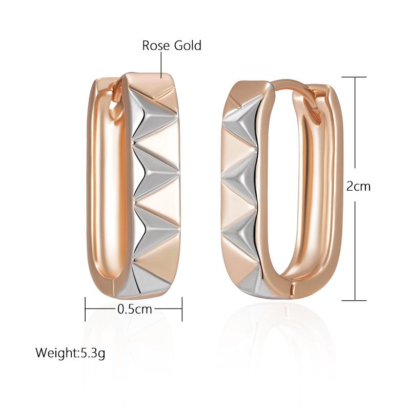 Kinel Mixed Color Luxury Dangle Earrings For Women Simple Retro Boutique Jewelry Trendy Earrings