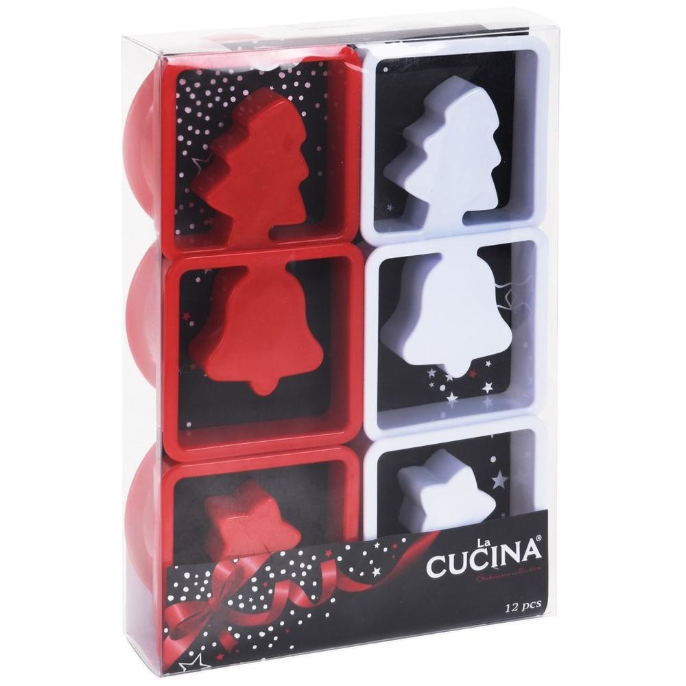 Christmas cookie cutters 7 cm 12 pcs.