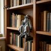 Low-key High-end Wizard Art 3D Printed Figurine, Small Shelf Sitter, Collectible Magical Home Decor Desktop Ornament for Bookshelves, Desks,