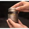 Boundless Voyage Pure Titanium Tea Canister, Coffee & Tea Storage Container, Lightweight, Light-Proof Storage Canister for Outdoor Travel, Camping, an