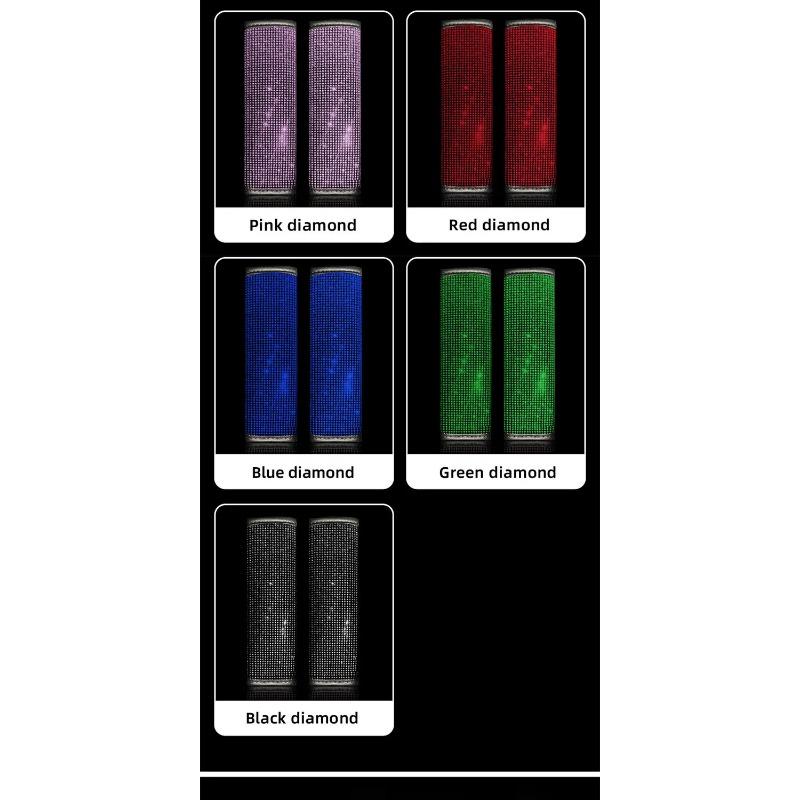 1 buc Bling auto centură de siguranță ornament stras umăr tampoane umăr protector pad acoperi pernă accesorii auto pentru femei