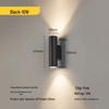 Outdoor Dual-Head Wall Light for Courtyard, Corridor, Patio, Gate, and Villa Exteriors