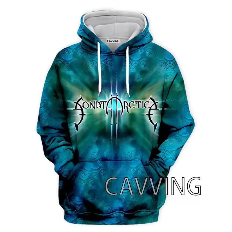 Forever Men Mode Heren 3D Print Sonata Arctica Band Hoodies Hooded Sweatshirts Harajuku Hoodie Sweatshirts Tops Kleding 4XL