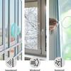 The entrance door sealing strip is self-adhesive and flexible. It provides windproof, sound insulation, as well as collision