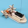 1 Set DIY Remote Control Boat Model Kit Handmade Wooden Puzzle RC