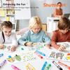Shuttle Art Dot Marker Color 36 for Easy to Includes 5 Coloring Drawing Art Drawing Gift Pens, Colors, 12ml, Kids, Water-based, Washable, Grip, Books,