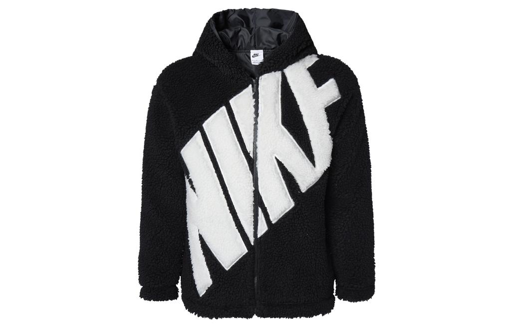 Nike Sportkleding Fluweelachtig Gevoel Jas Dames Zwart FB8696-010