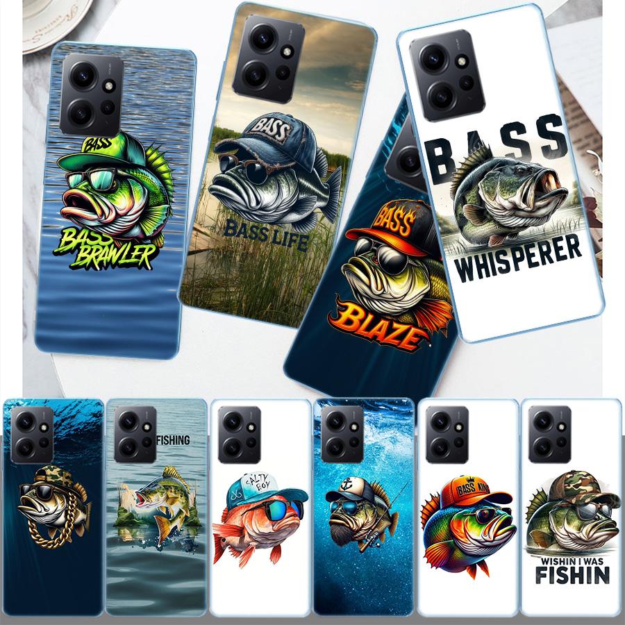 Enjoy a Day of Fishing Pleasure Phone Case For Redmi 12 13C 12C 15C 9 10 10C Note 13 Pro Plus 14 15 Pro 9T 9C 9A TPU Soft Cover