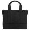 Kenzo Utility Logo Print Cotton Tote Bag Women Tote Bags Black FE68SA910F3699