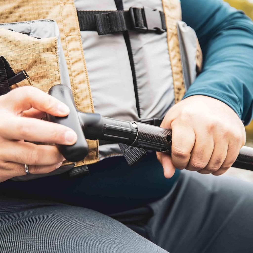 3pcs T Shaped Paddle Handle PP Kayak Oar Handle Easy Grip Enhanced Steering Control Fits 23mm Inner Diameter Tube