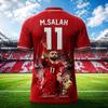 2026 Hot Sale M.SALAH Football Fan Jersey for Kids - Stylish 3D Print Quick-Dry Comfortable Sports T-Shirt for Football Training
