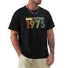 Vintage 1975 50th Birthday Gift TShirt Oversized for a Boy Customs Mens T Shirt Graphic