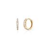 Lunne 14K Diamond Milky Way One-Touch Earrings (14K Gold) #Lce11
