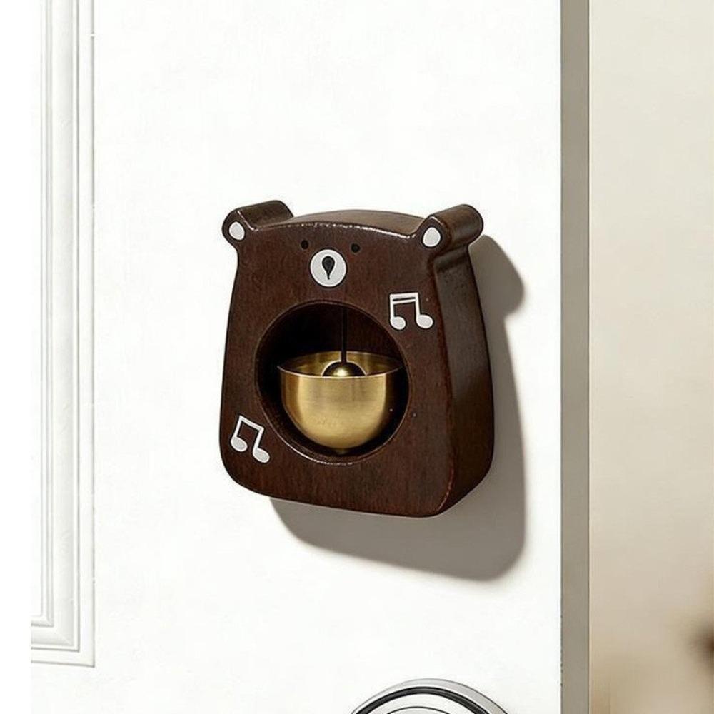Detachable Design Bear Doorbell Animal Shaped Wind Chime Doorbell Home Decoration