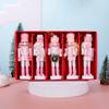 Pink & White Candy Nutcracker Ornament Set