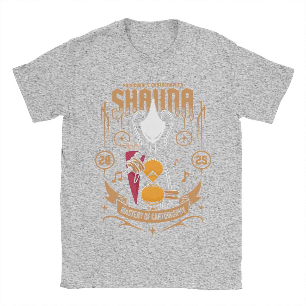 Hollow Knight Silksong Shakra TShirt for Men  Vintage Cotton Tee Shirt Crewneck Short Sleeve T Shirt Party Clothing