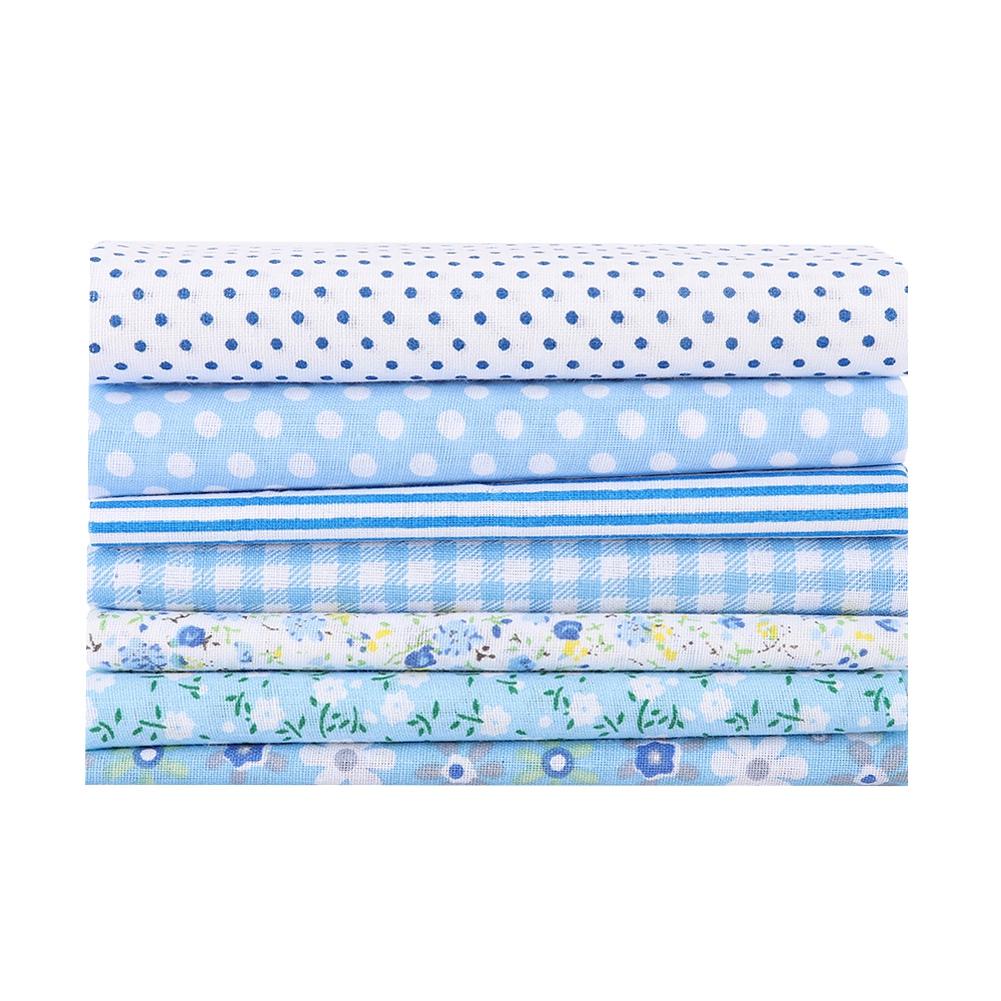 

7 шт. набор 100% хлопок батики швейная крафт ткань для DIY кошелек наволочка Type 1