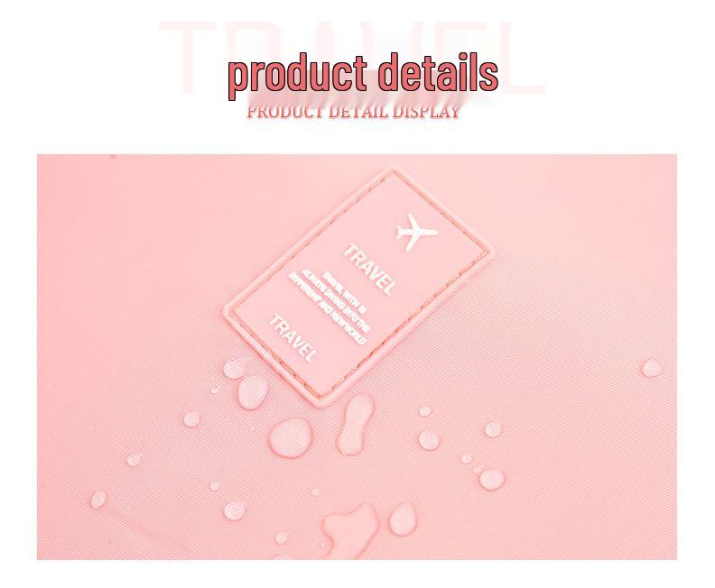 Large Capacity Waterproof Travel Hanging Wash Bag with Dry/Wet Separation