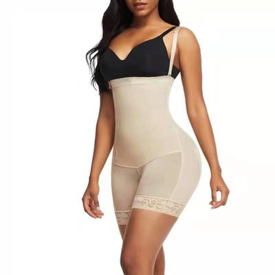 Europäischer & Amerikanischer Einteiliger Body Shaper mit Seitlichem Zugknopf - Schlankmachende Strumpfhose und Hüftformende Hose Korsett.