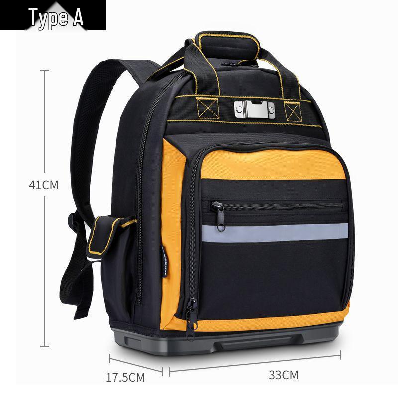 Multifunctional Electrician's & Woodworking Durable Backpack with Large Capacity & Plastic Bottom